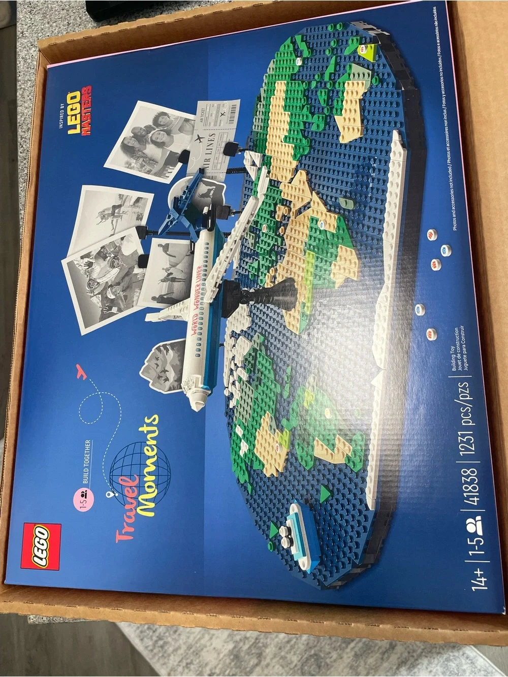 NWT Lego Travel Moments World Map Set